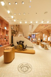 Inside the new Hermes flagship on Madison Avenue in New York City.
