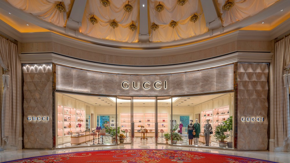 The Gucci store in Las Vegas.