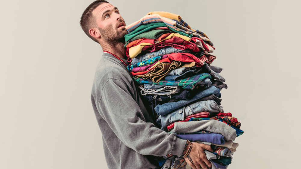Sean Wotherspoon and his vintage Gap finds.