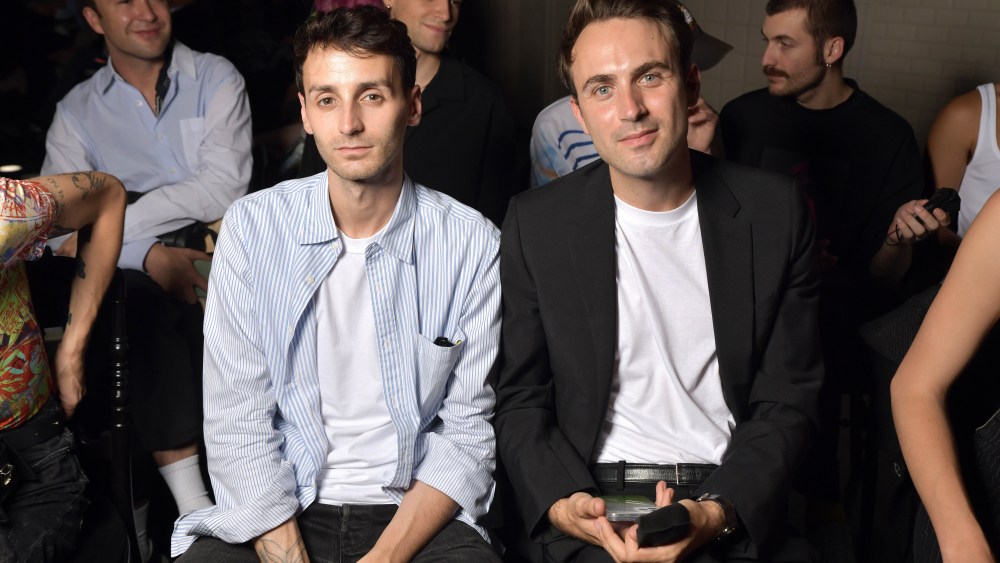 Sébastien Meyer and Arnaud Vaillant in the Front Row at Jean Paul Gaultier Couture Fall 2021