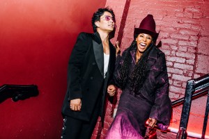 Prabal Gurung and June Ambrose at the Marc Jacobs Prince Street Store Opening Celebration held on October 18, 2023 in New York, New York.
