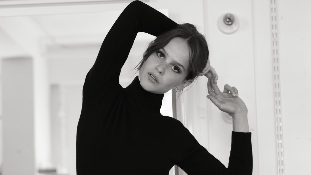 Greg Williams photographed actress Clara Rugaard at Ealing Studios for the campaign.