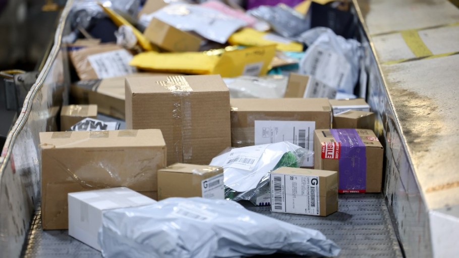 A U.S. Postal Service processing and distribution center in Opa Locka, Florida.