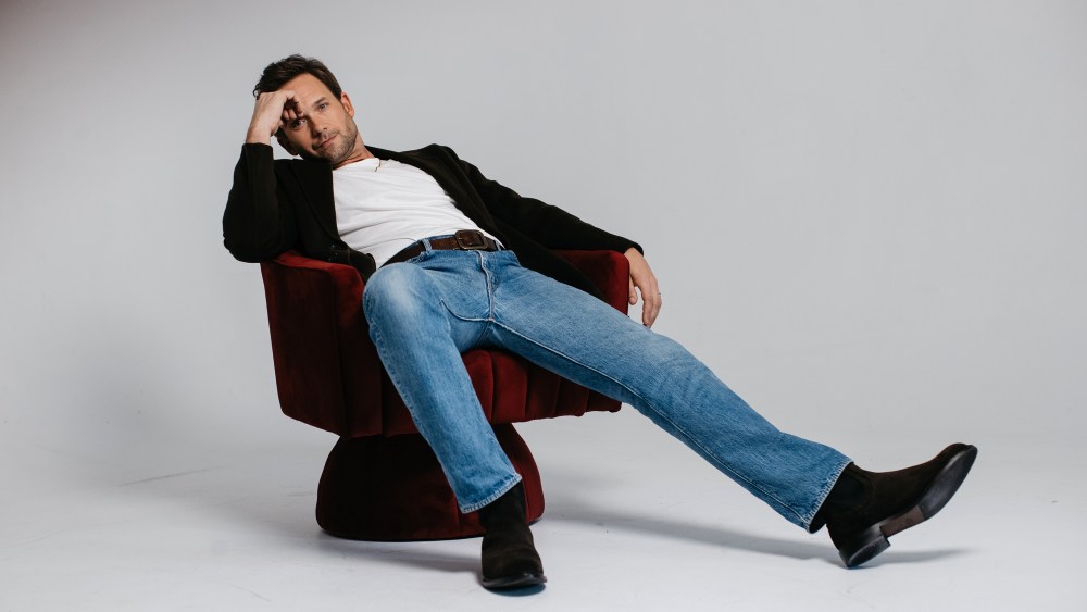 Patrick J. Adams photographed on March 10, 2026 in New York, New York.