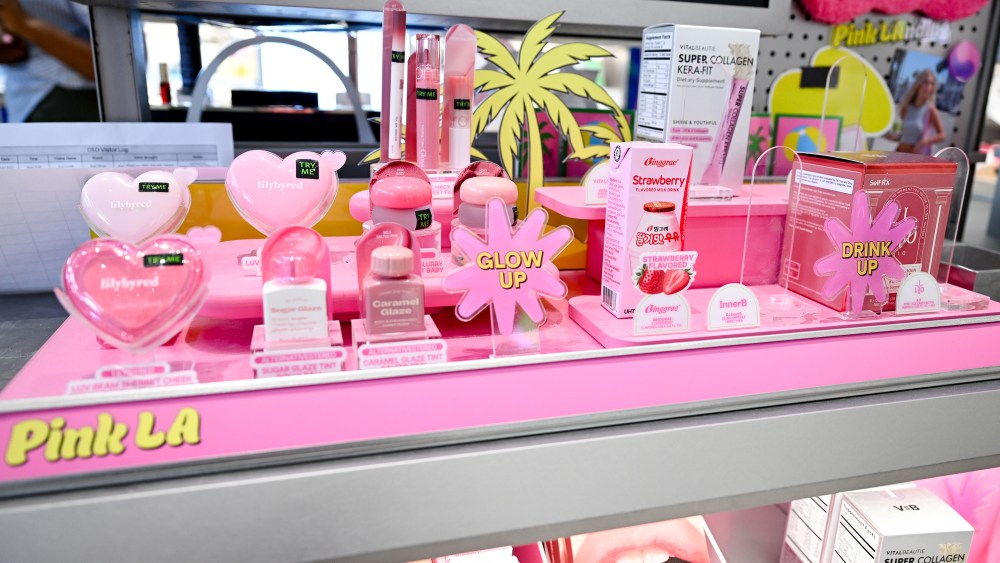 Atmosphere at Olive Young Retail Store Shoot Pasadena on May 27, 2026 in Pasadena, California.