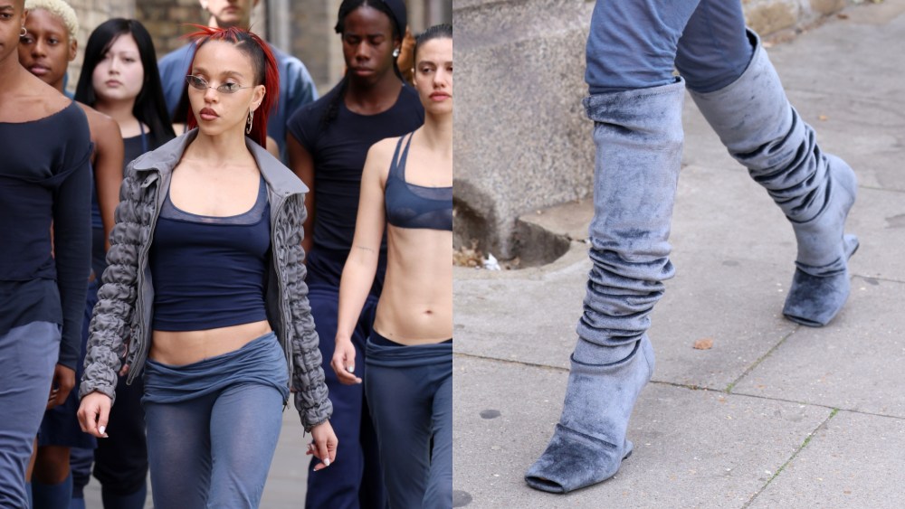FKA Twigs arrives at the Roundhouse to teach a movement workshop, 'The Eleven' on June 1, 2026 in London, England.