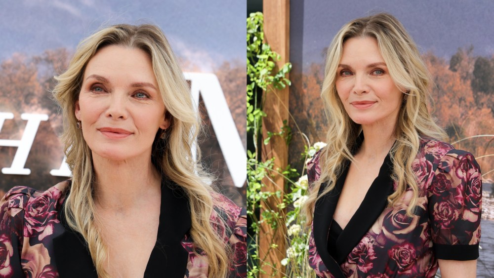 Michelle Pfeiffer wears Rodarte at "The Madison" FYC Event on May 30 in Los Angeles.