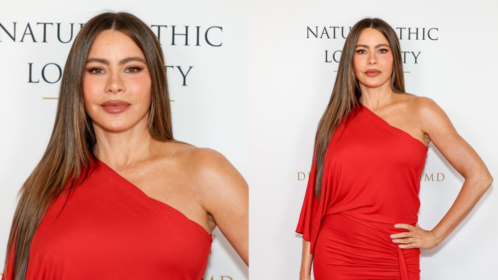 Sofia Vergara wears Michael Kors to naturopathic Dr. Nigma Talib's unveiling of her new flagship clinic Naturopathic Longevity on May 30 in Beverly Hills, Calif.